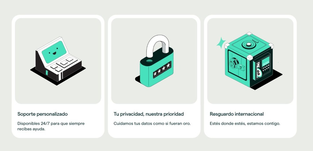 Banner con información sobre la seguridad de Astropay