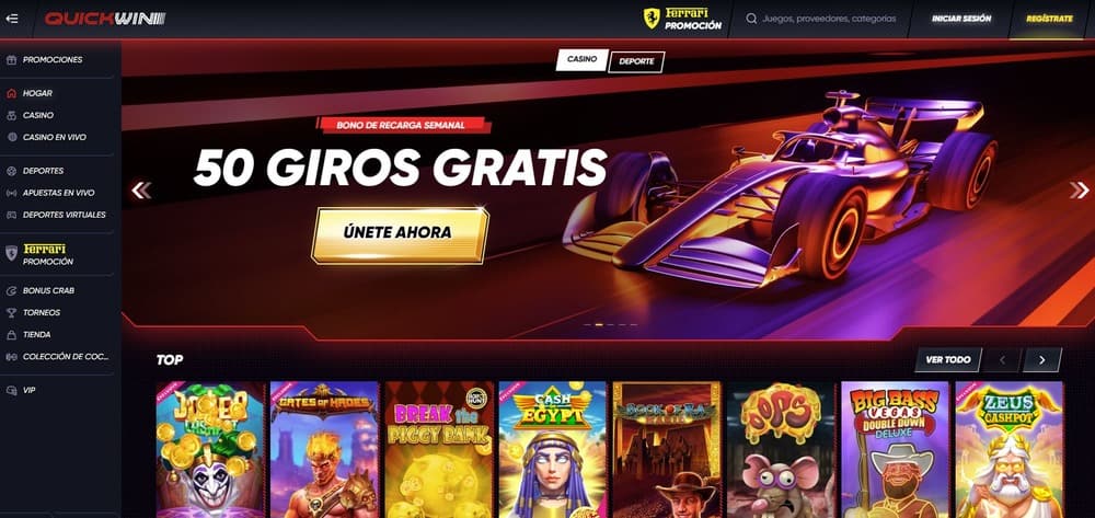 Sitio oficial de QuickWin Casino