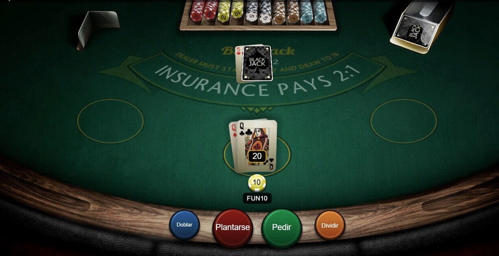 Mesa de blackjack