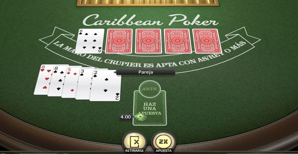 Reparto de cartas en el póker