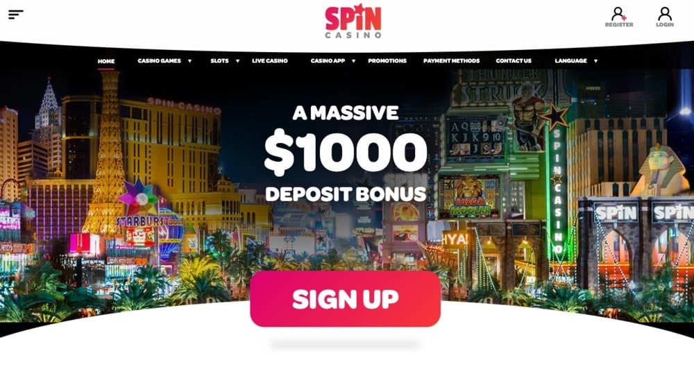 Spin Casino - plataforma en línea
